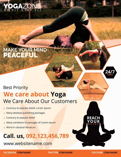 Free Yoga Flyer Templates