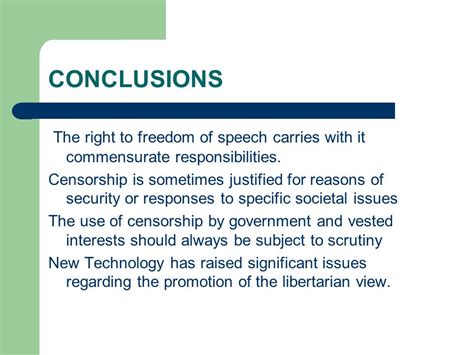 Freedom of Speech Conclusion Image