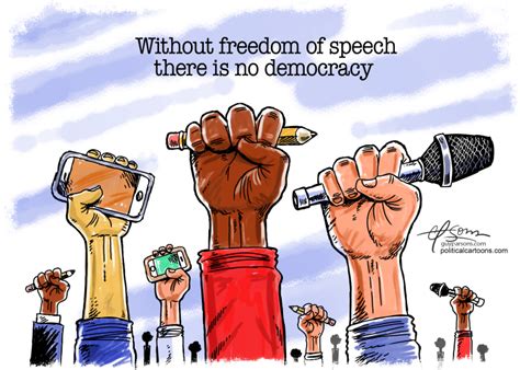 Freedom of Speech and Democracy Image