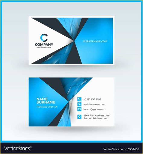 Free Double Sided Business Card Template