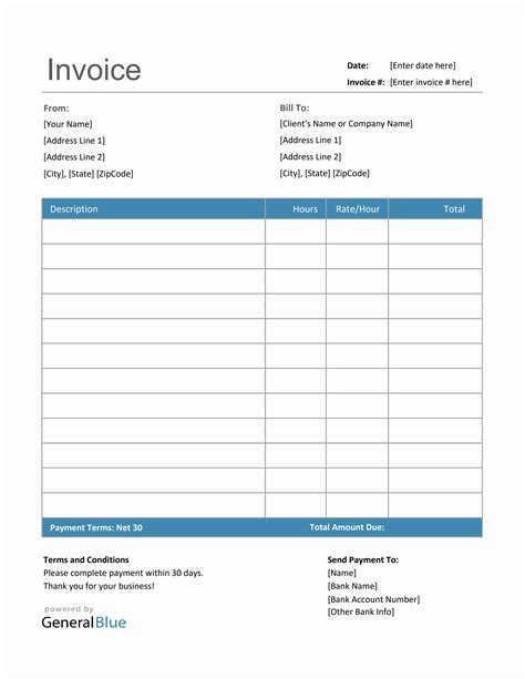 Freelance Invoice Template