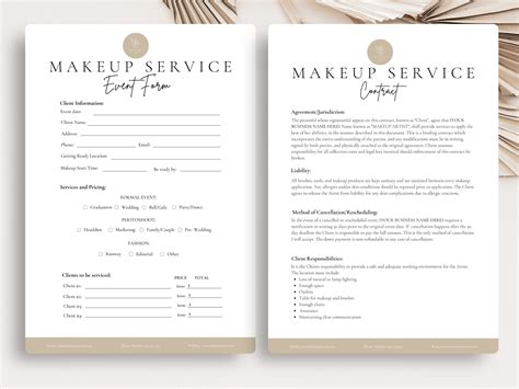 Freelance Makeup Artist Contract Template 1