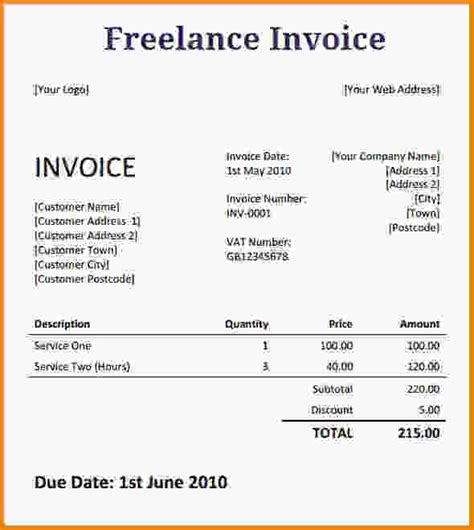 Freelance Video Editor Invoice Template Example 9