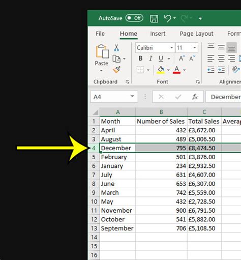 Freezing Rows in Excel Gallery 2