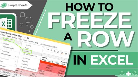 Freezing Rows in Excel Gallery 4