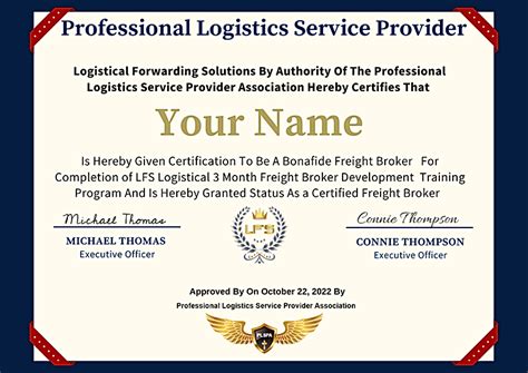 Freight Broker Insurance Certificate Template