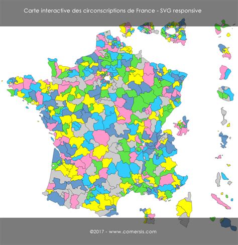 French Electoral Constituencies Map