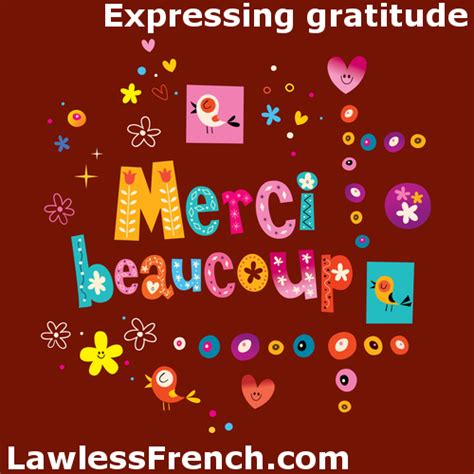 French Gratitude Expression