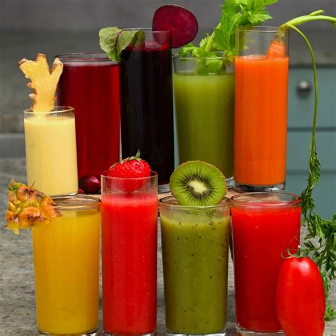 Fresh fruit and vegetable juice