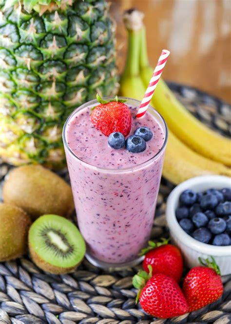 Fresh fruit smoothie recipes