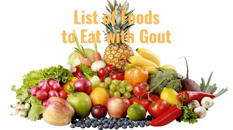 Fresh Fruits for Gout Diet