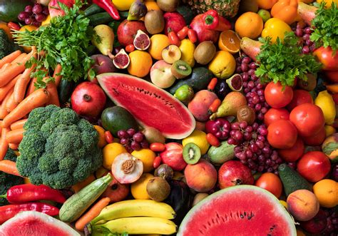 Fresh produce at a market