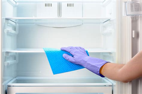 Cleaning the fridge