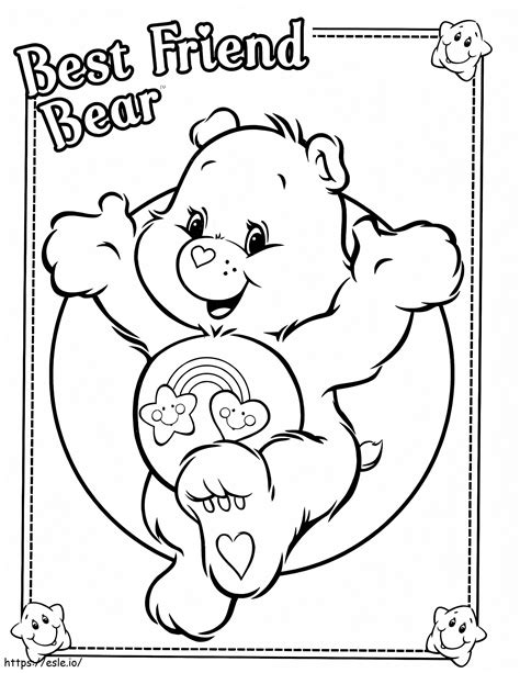 Friend Bear Coloring Page