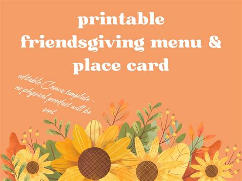 Friendsgiving Gathering Template