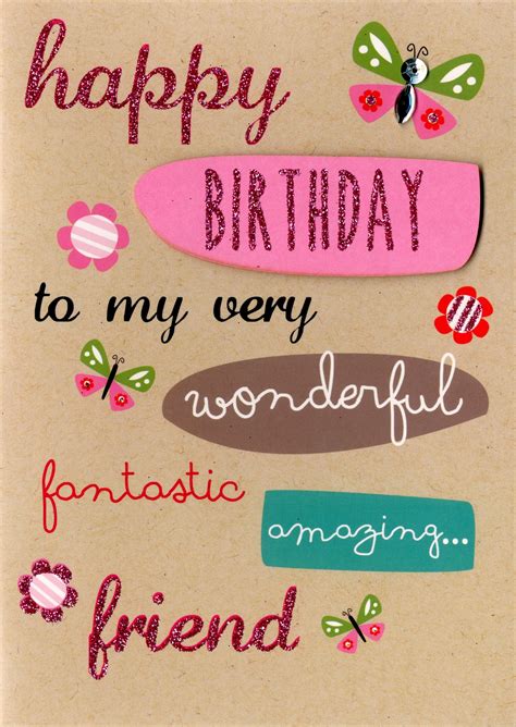 Friendship birthday card ideas with memories