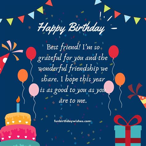 Friendship Birthday Template