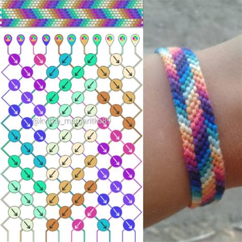 Friendship bracelet loom patterns for beginners