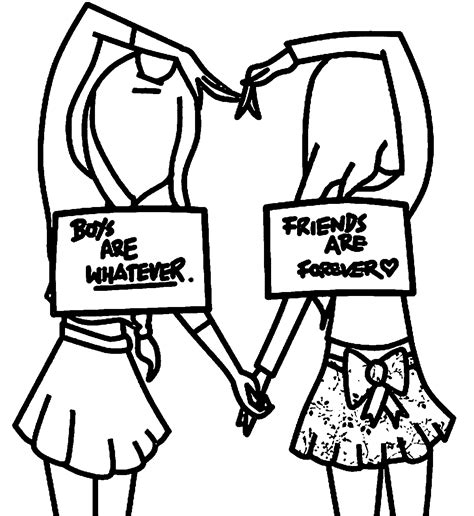 Friendship Coloring Pages for Teens