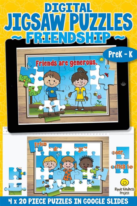 Friendship Puzzle Template