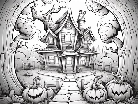 Frightful Coloring Pages