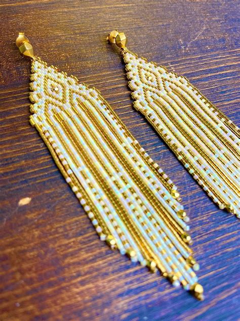 Fringe Earrings Template