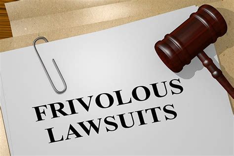 Frivolous lawsuits image