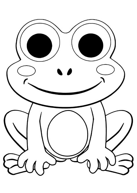 Frog coloring pages