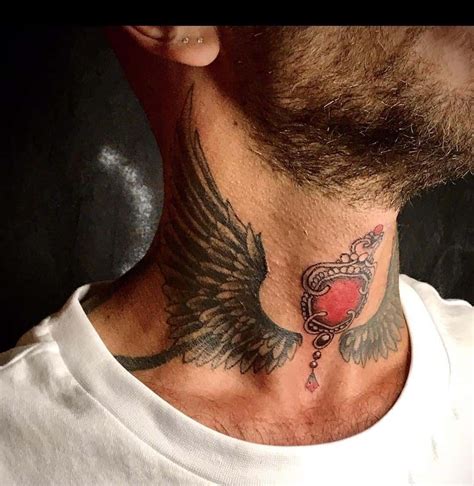 Front neck tattoo designs