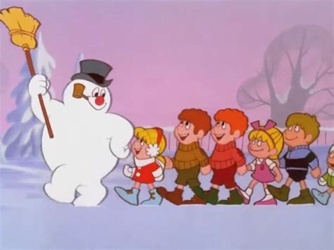 Frosty with children