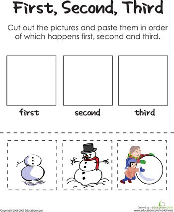 Frosty's Story Sequencing