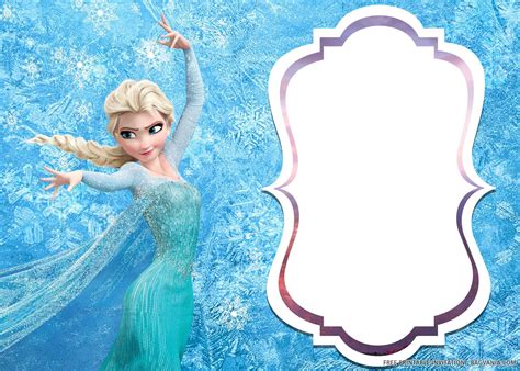 Frozen Birthday Invitation Template 2