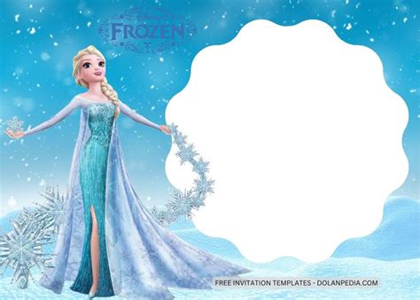 Frozen Birthday Invitation Template 8