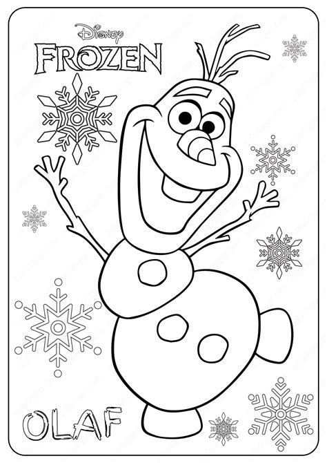 Frozen Coloring Pages Image 1