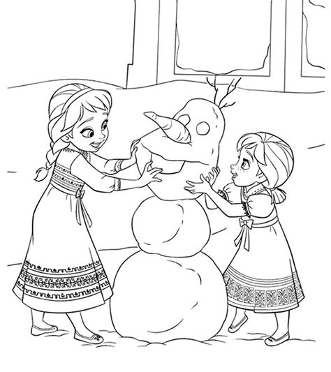 Frozen Colouring Pictures