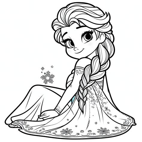 Frozen Colouring Plates for Kids