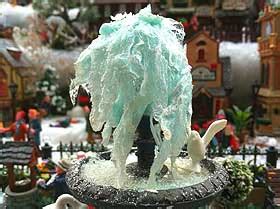 Frozen Fountain Christmas Tree