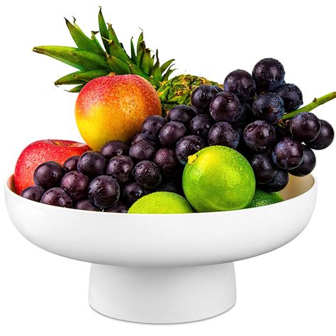 Fresh fruit bowl with grapes and orange