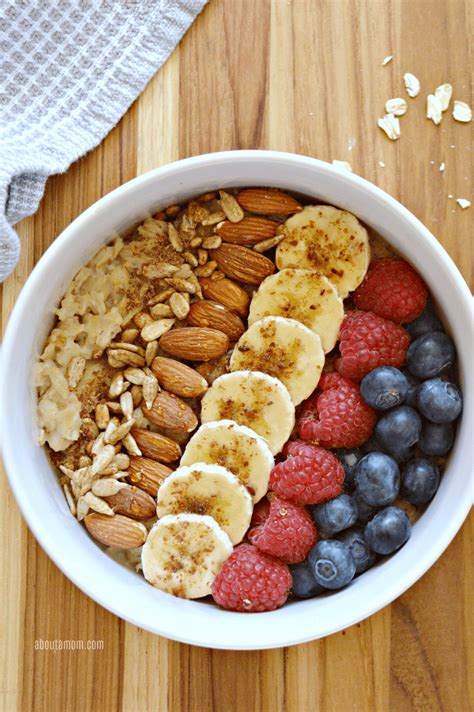 Fruit bowl with nuts and seeds