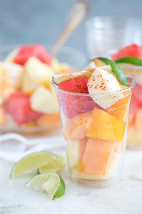 A fruit cup as a healthy option for special diets.