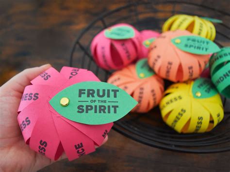 Fruit of the Spirit Craft Ideas