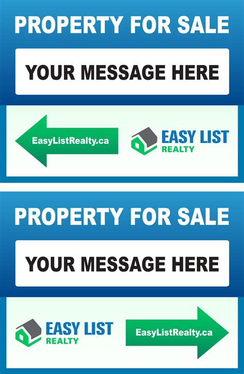 FSBO Directional Signs