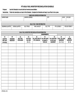 Fuel Card Reconciliation Template