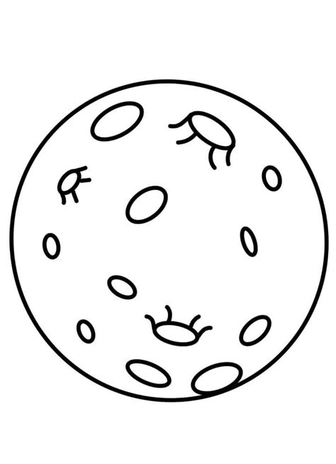 Full Moon Coloring Page