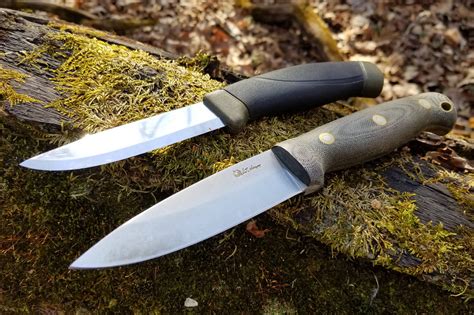 Full-size bushcraft knife template and design guide