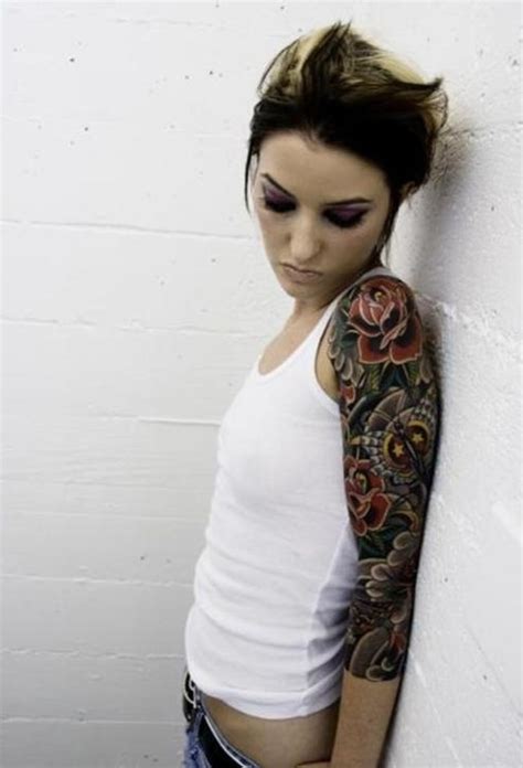 Full sleeve tattoos for women