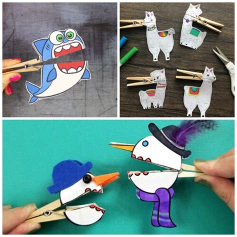 Fun Clothespin Puppet