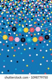 Fun Confetti Birthday Card