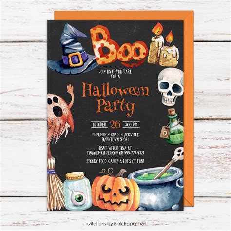 Fun Halloween Party Invitation