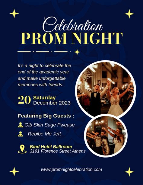 Fun Prom Flyer Template